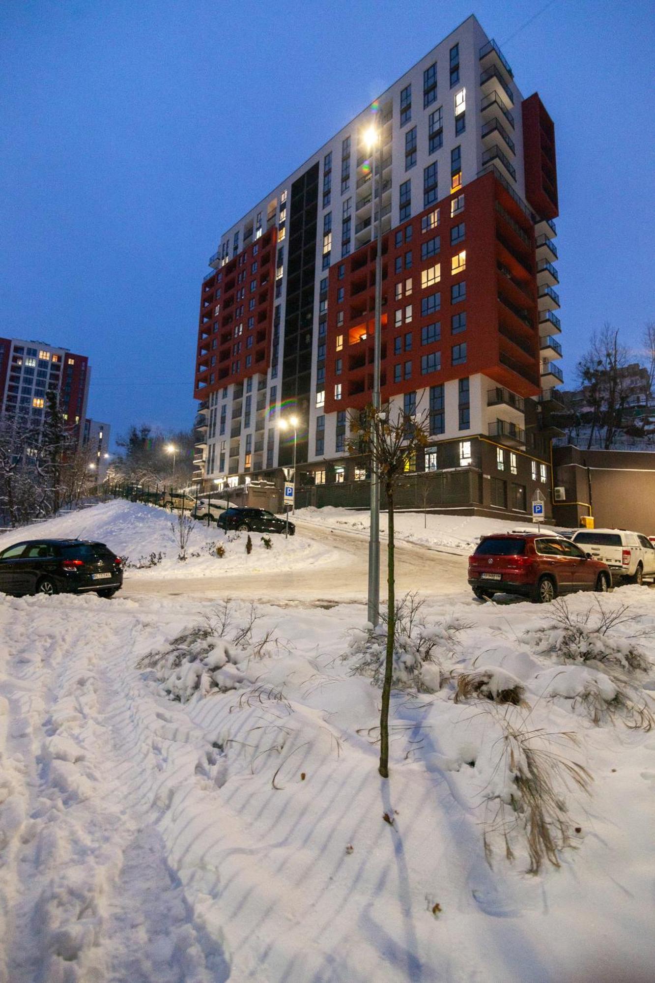 Apartment Shevchenko St.,New Building Лвив Екстериор снимка