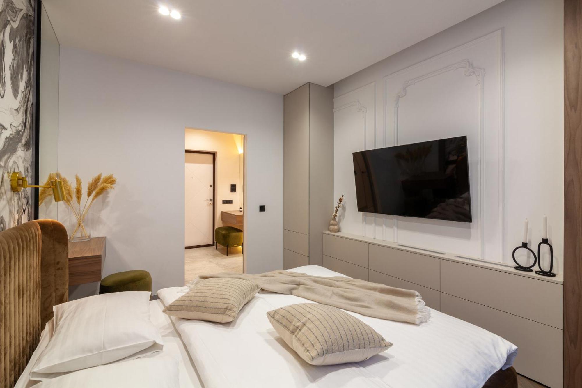 Apartment Shevchenko St.,New Building Лвив Екстериор снимка